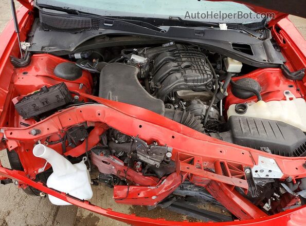2C3CDXBGXNH216210 2022 DODGE CHARGER Красный Вид задней части салона