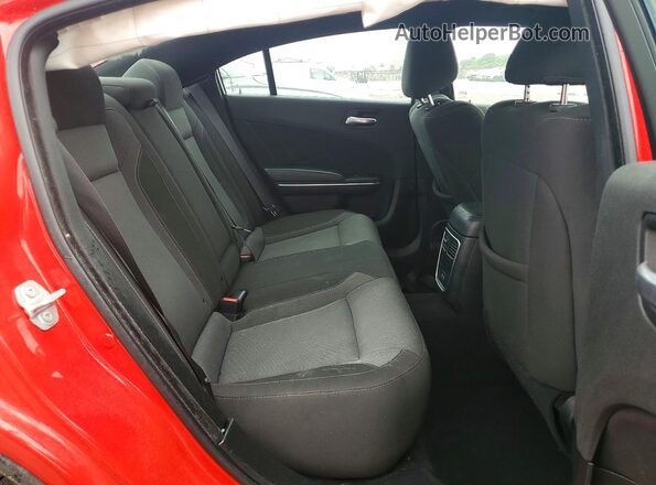 2C3CDXBGXNH216210 2022 DODGE CHARGER Красный Вид задних сидений