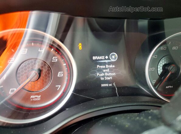2C3CDXBGXNH216210 2022 DODGE CHARGER Красный Вид щитка приборов