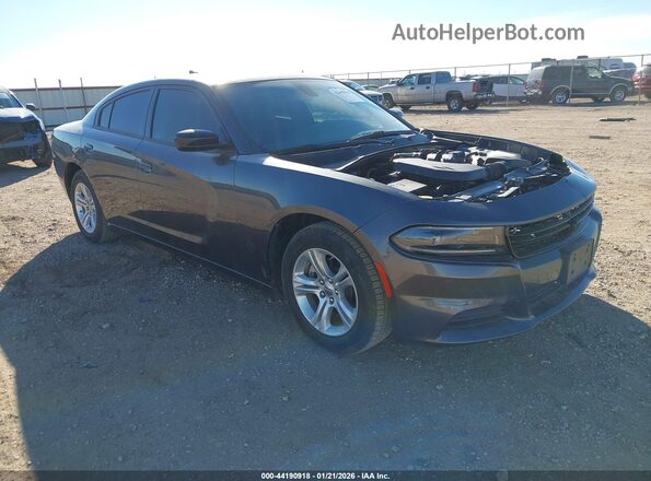 2C3CDXBGXPH697532 2023 DODGE CHARGER Серый Передняя правая четверть