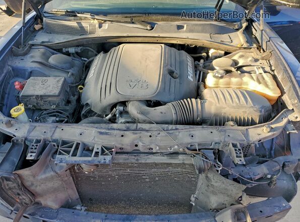 2C3CDXCT4GH347342 2016 DODGE CHARGER Blue Rear interior view