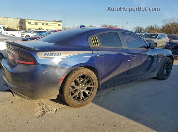 2C3CDXCT4GH347342 2016 DODGE CHARGER Blue Rear right