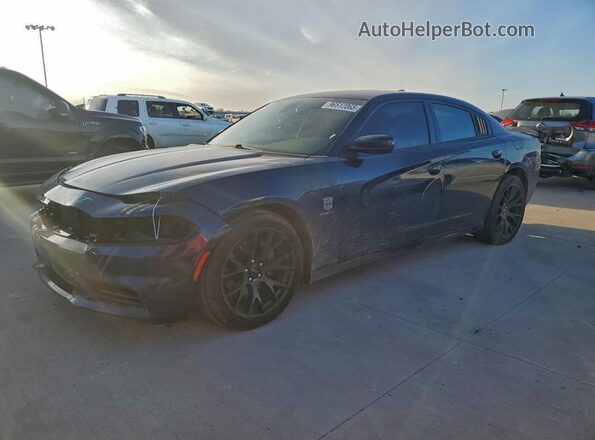 2C3CDXCT4GH347342 2016 DODGE CHARGER Blue Front left