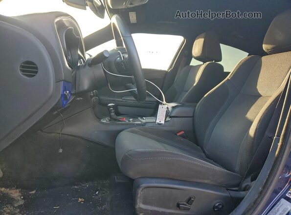 2C3CDXCT4GH347342 2016 DODGE CHARGER Blue Front interior view