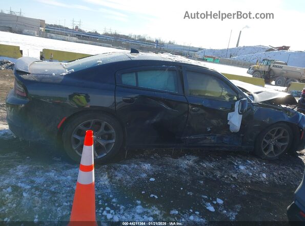 2C3CDXCT4GH351584 2016 DODGE CHARGER Black Rear interior view