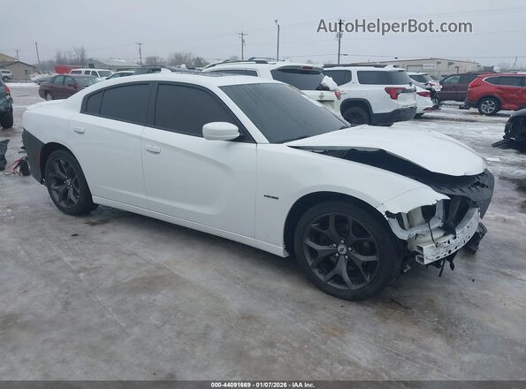2C3CDXCT4HH625108 2017 DODGE CHARGER Белый Передняя правая четверть