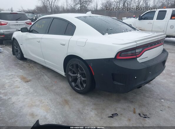 2C3CDXCT4HH625108 2017 DODGE CHARGER Белый Задняя левая четверть