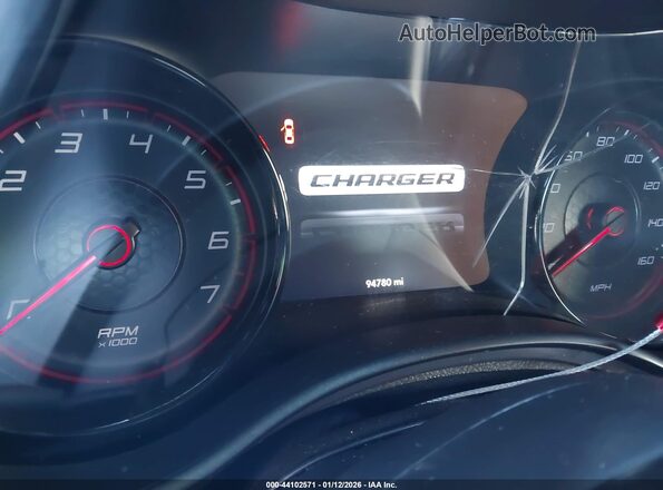 2C3CDXCT7KH736226 2019 DODGE CHARGER Blue Widok tylnych siedzeń
