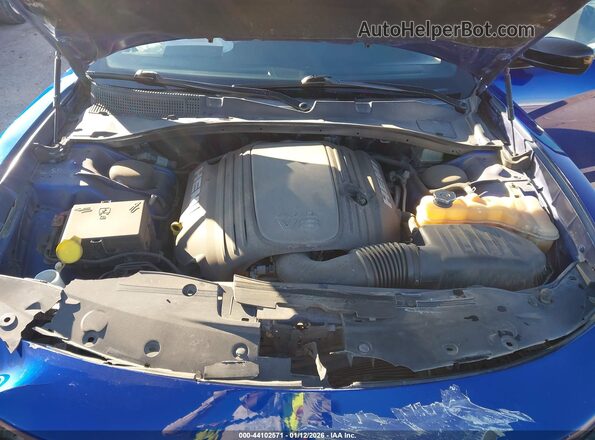 2C3CDXCT7KH736226 2019 DODGE CHARGER Blue Widok z tyłu