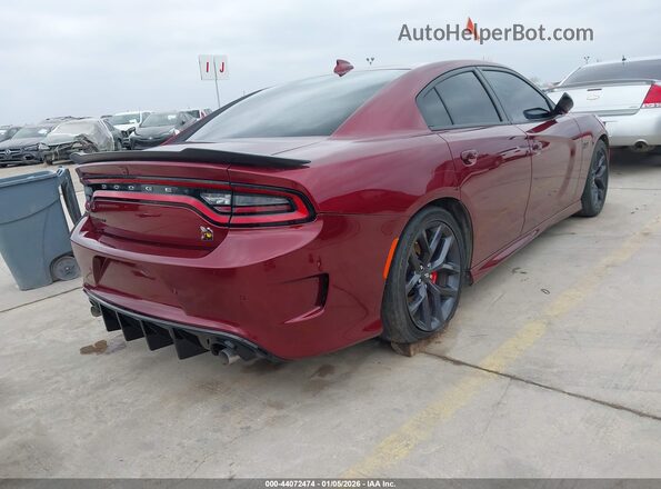 2C3CDXGJ0PH534327 2023 DODGE CHARGER Темно-бордовый Задняя правая четверть