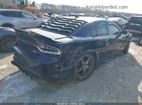 2C3CDXGJ3GH340598 2016 DODGE CHARGER Синий Задняя правая четверть