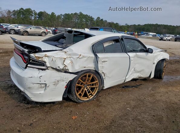 2C3CDXGJ9HH533193 2017 DODGE CHARGER Белый Задняя правая четверть