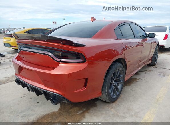 2C3CDXGJ9LH231945 2020 DODGE CHARGER Оранжевый Задняя правая четверть