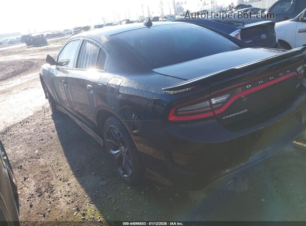 2C3CDXHG0KH567226 2019 DODGE CHARGER Черный Задняя левая четверть