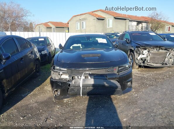 2C3CDXHG0KH567226 2019 DODGE CHARGER Черный Вид задней части салона