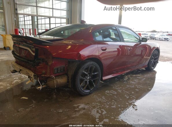 2C3CDXHG1LH238665 2020 DODGE CHARGER Темно-бордовый Задняя правая четверть