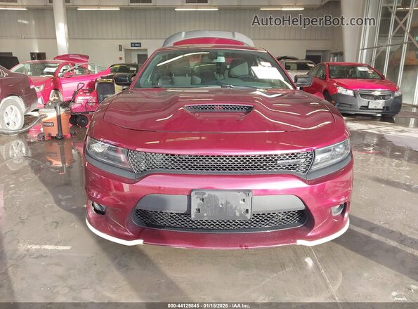 2C3CDXHG1LH238665 2020 DODGE CHARGER Темно-бордовый Вид щитка приборов