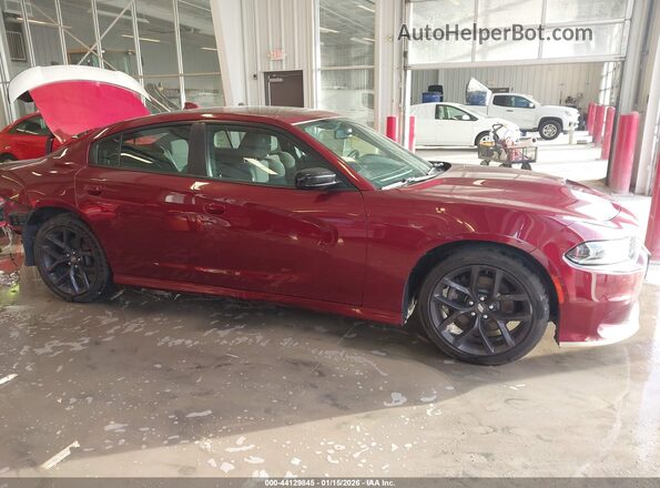 2C3CDXHG1LH238665 2020 DODGE CHARGER Темно-бордовый Вид задней части салона