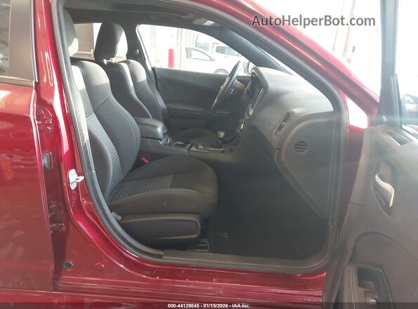 2C3CDXHG1LH238665 2020 DODGE CHARGER Темно-бордовый Вид салона спереди