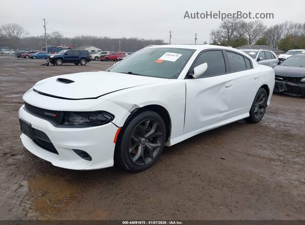 2C3CDXHG2JH273938 2018 DODGE CHARGER Белый Передняя левая четверть