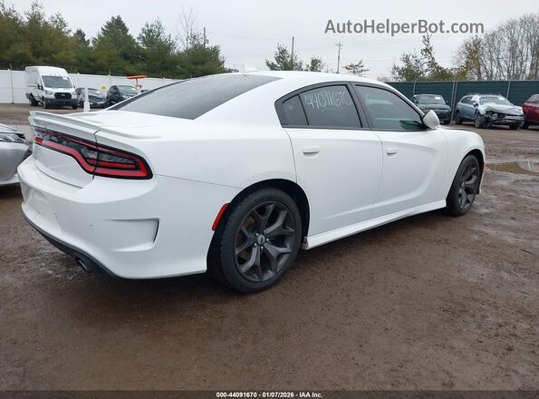 2C3CDXHG2JH273938 2018 DODGE CHARGER Белый Задняя правая четверть