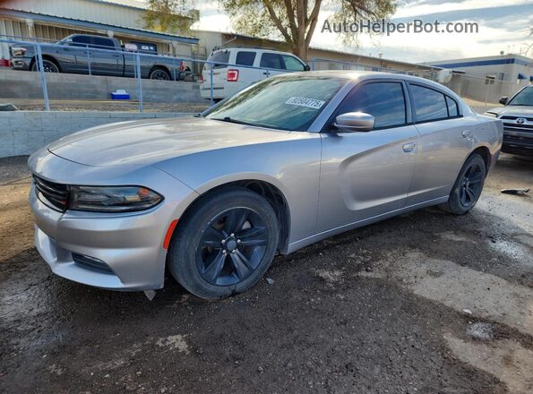 2C3CDXHG3GH126102 2016 DODGE CHARGER Серебряный Передняя левая четверть