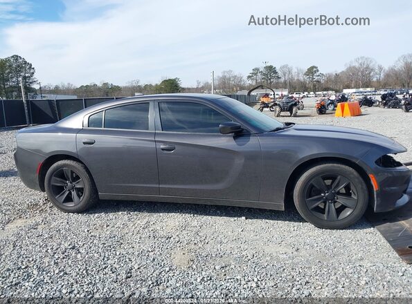 2C3CDXHG4GH350396 2016 DODGE CHARGER Gray Widok wnętrza 360 stopni