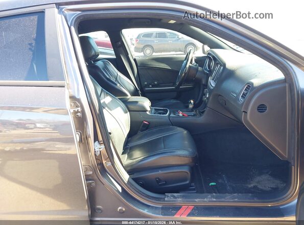2C3CDXHG6GH293070 2016 DODGE CHARGER Серый Вид салона спереди