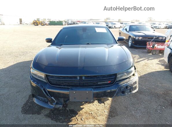 2C3CDXHG6GH332644 2016 DODGE CHARGER Black Rear interior view
