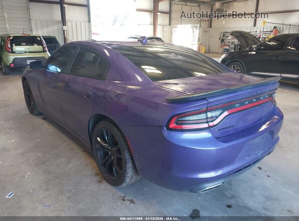 2C3CDXHG7GH155683 2016 DODGE CHARGER Фиолетовый Задняя левая четверть