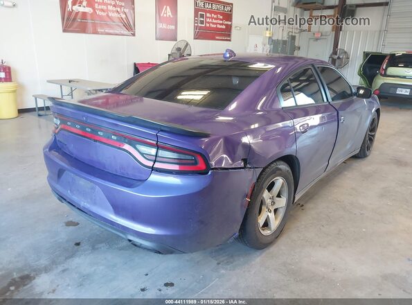 2C3CDXHG7GH155683 2016 DODGE CHARGER Фиолетовый Задняя правая четверть