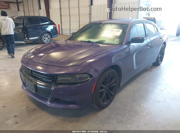 2C3CDXHG7GH155683 2016 DODGE CHARGER Фиолетовый Передняя левая четверть