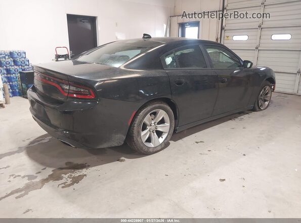 2C3CDXHG7GH350022 2016 DODGE CHARGER Черный Задняя правая четверть