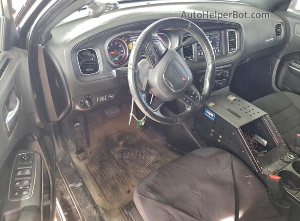 2C3CDXKT5KH740602 2019 DODGE CHARGER Black Widok deski rozdzielczej
