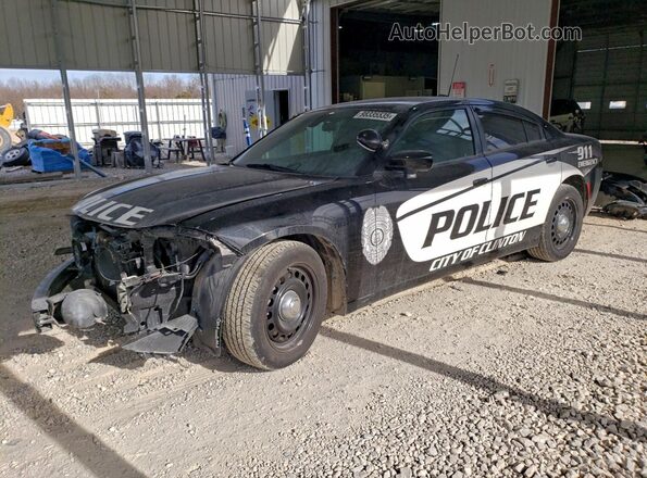 2C3CDXKT5KH740602 2019 DODGE CHARGER Black Przód lewy