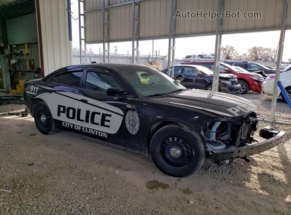 2C3CDXKT5KH740602 2019 DODGE CHARGER Black Przód prawy