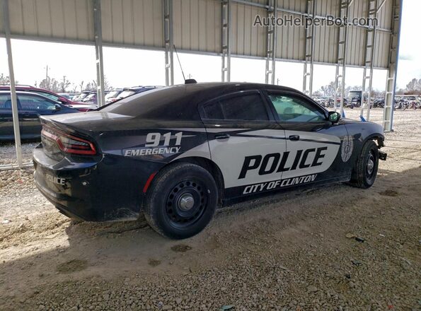 2C3CDXKT5KH740602 2019 DODGE CHARGER Black Tył prawy