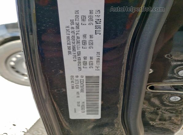 2C3CDXKT5KH740602 2019 DODGE CHARGER Black Widok naklejki z numerem VIN
