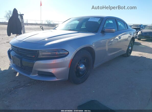 2C3CDXKT8GH348124 2016 DODGE CHARGER Silver წინა მარცხენა ხედი სამი მეოთხედიდან