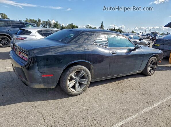 2C3CDZAG0GH176865 2016 DODGE CHALLENGER Black Tył prawy