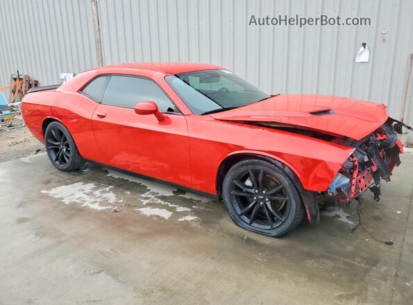 2C3CDZAG2JH196042 2018 DODGE CHALLENGER Красный Передняя правая четверть