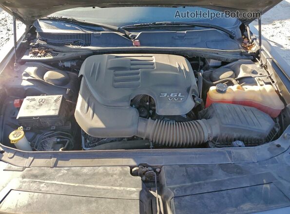 2C3CDZAG4MH520922 2021 DODGE CHALLENGER Gray Vista interior trasera