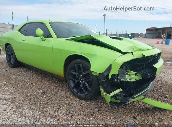2C3CDZAG5KH741362 2019 DODGE CHALLENGER Зеленый Передняя правая четверть