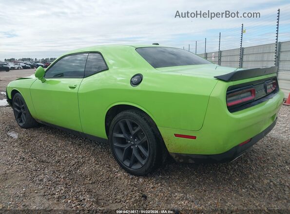 2C3CDZAG5KH741362 2019 DODGE CHALLENGER Зеленый Задняя левая четверть