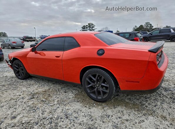 2C3CDZAG6MH533400 2021 DODGE CHALLENGER Orange Задня ліва чверть