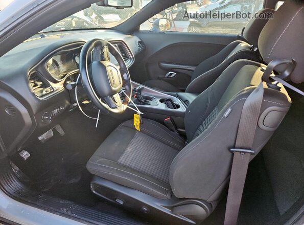 2C3CDZAGXNH187854 2022 DODGE CHALLENGER Gray Vista interior delantera