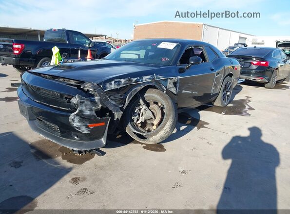 2C3CDZBT5MH513506 2021 DODGE CHALLENGER Черный Передняя левая четверть