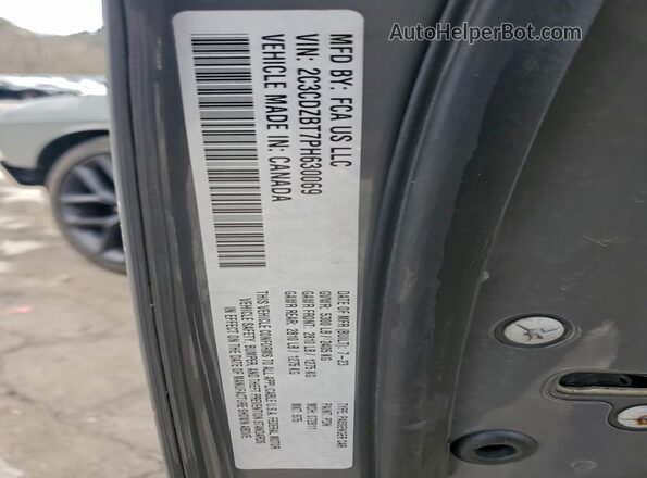 2C3CDZBT7PH630069 2023 DODGE CHALLENGER Gray Widok komory silnika