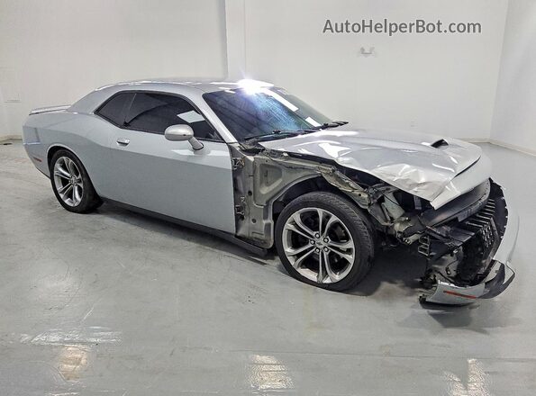 2C3CDZBT9LH210386 2020 DODGE CHALLENGER Серебряный Передняя правая четверть