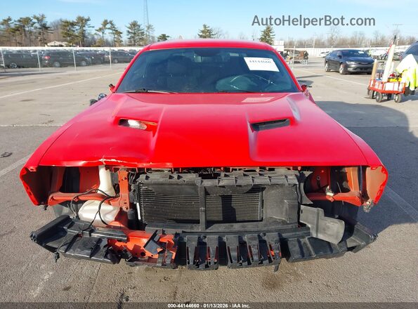 2C3CDZBTXHH656425 2017 DODGE CHALLENGER Оранжевый Вид задней части салона